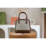 GUCCI 𝟭 𝟵 𝟱 𝟱 horsebit buckle series new member [𝐌𝐢𝐧𝐢 small shell] genuine leather #640716