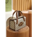GUCCI 𝐇𝐨𝐫𝐬𝐞𝐛𝐢𝐭 ❶❾❺❺Original leather horsebit small square bag #627323