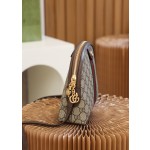 GUCCI upgraded version 𝐎𝐩𝐡𝐢𝐝𝐚 𝐆𝐆 small shell original leather #499621
