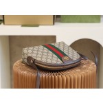 GUCCI upgraded version 𝐎𝐩𝐡𝐢𝐝𝐚 𝐆𝐆 small shell original leather #499621