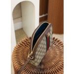 GUCCI upgraded version 𝐎𝐩𝐡𝐢𝐝𝐚 𝐆𝐆 small shell original leather #499621