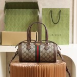 GUCCI 𝙊𝙥𝙝𝙞𝙙𝙞𝙖 series 𝙂𝙂 Boston_genuine leather #602577