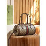 GUCCI 𝙊𝙥𝙝𝙞𝙙𝙞𝙖 series 𝙂𝙂 Boston_genuine leather #602577