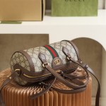 GUCCI 𝙊𝙥𝙝𝙞𝙙𝙞𝙖 series 𝙂𝙂 Boston_genuine leather #602577