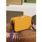 GUCCI box bag high-level color contrast design #658230
