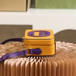 GUCCI box bag high-level color contrast design #658230