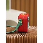 GUCCI box bag high-level color contrast design #658230