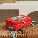 GUCCI box bag high-level color contrast design #658230