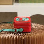 GUCCI box bag high-level color contrast design #658230