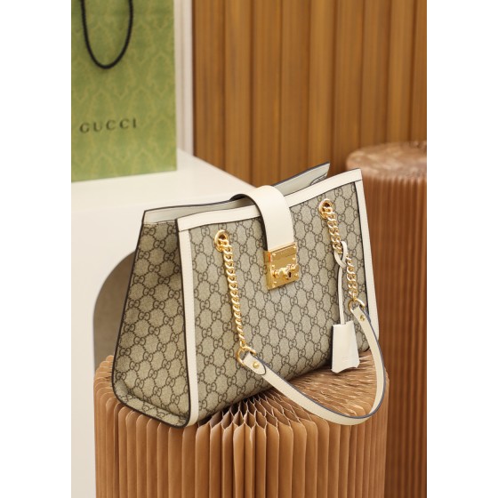 GUCCI 𝐏𝐚𝐝𝐥𝐨𝐜𝐤 series medium original leather #479197