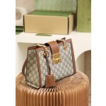 GUCCI 𝐏𝐚𝐝𝐥𝐨𝐜𝐤 series trumpet original leather #498156