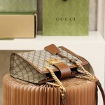 GUCCI 𝐏𝐚𝐝𝐥𝐨𝐜𝐤 series trumpet original leather #498156