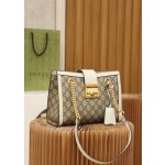 GUCCI 𝐏𝐚𝐝𝐥𝐨𝐜𝐤 series trumpet original leather #498156