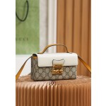 GUCCI 𝙥𝙖𝙙𝙡𝙤𝙘𝙠 series new member genuine leather #652683