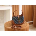 GUCCI 𝙅𝙖𝙘𝙠𝙞𝙚 1961 𝙈𝙞𝙣𝙞Retro Denim Series Original Leather #637092