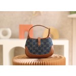 GUCCI 𝙅𝙖𝙘𝙠𝙞𝙚 1961 𝙈𝙞𝙣𝙞Retro Denim Series Original Leather #637092