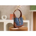 GUCCI 𝙅𝙖𝙘𝙠𝙞𝙚 1961 Retro Denim Series Original Leather #636706