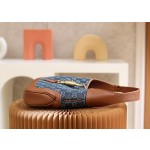 GUCCI 𝙅𝙖𝙘𝙠𝙞𝙚 1961 Retro Denim Series Original Leather #636706