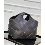 LOEWE Woven Basket Gingham Bag #10118