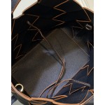 LOEWE Woven Basket Gingham Bag #10118