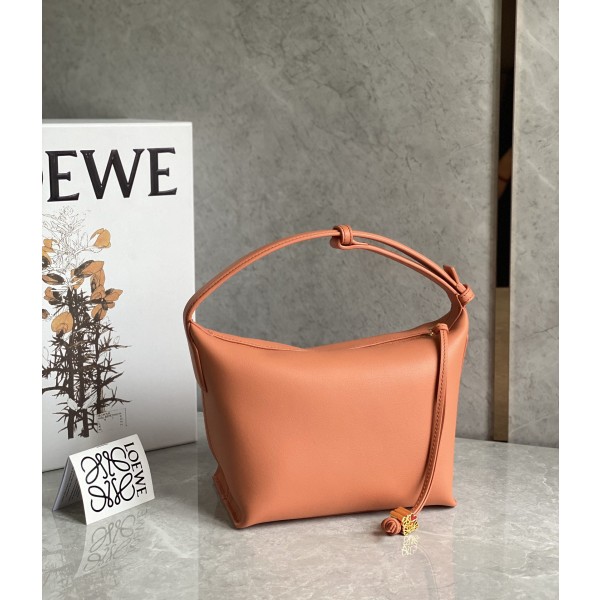 LOEWE cubi full leather lunch box bag