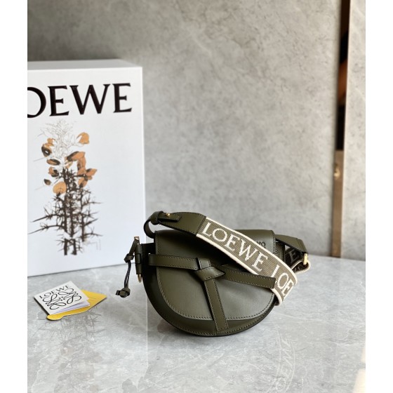 LOEWE upgraded letter wide shoulder strap saddle bag