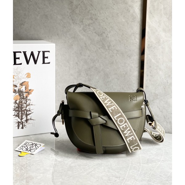 LOEWE upgraded letter wide shoulder strap saddle bag