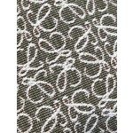 LOEWE Mini Anagram jacquard and calfskin Flamenco clutch