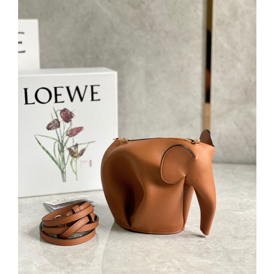 LOEWE Luojia brown elephant 🐘 shoulder bag
