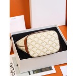 𝐂𝐞𝐥𝐢𝐧𝐞𝐓𝐑𝐈𝐎𝐌𝐏𝐇𝐄 𝐂𝐀𝐍𝐕𝐀𝐒 bucket bag #191442