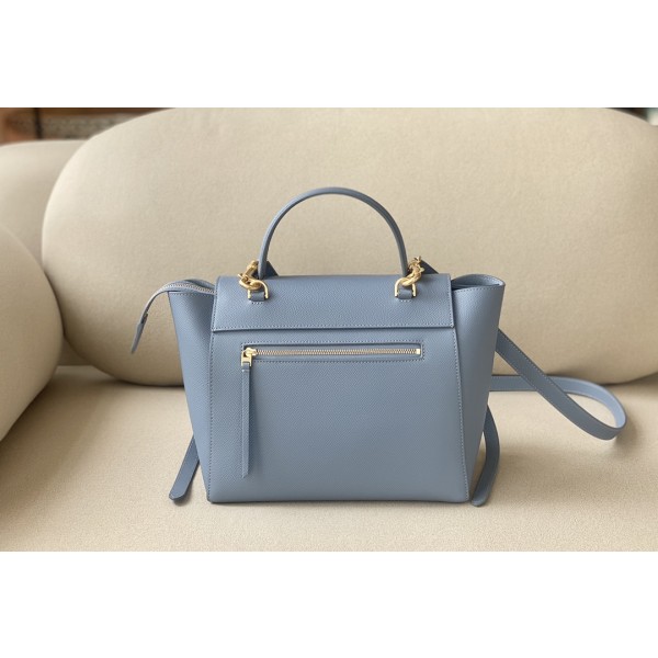 𝐂𝐞𝐥𝐢𝐧𝐞 BELT MICRO BAG in grained calfskin