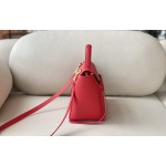 𝐂𝐞𝐥𝐢𝐧𝐞 BELT MICRO BAG in grained calfskin