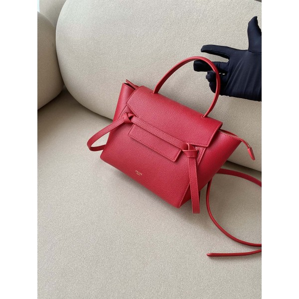 𝐂𝐞𝐥𝐢𝐧𝐞 Belt Bag Catfish Bag Small Grained Calfskin