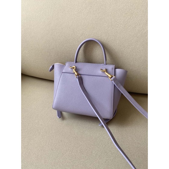 𝐂𝐞𝐥𝐢𝐧𝐞 𝐛𝐞𝐥𝐭 𝐩𝐢𝐜𝐨 𝟏𝟔𝐜𝐦 Grained Calfskin Bag