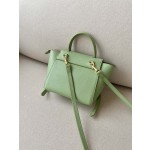 𝐂𝐞𝐥𝐢𝐧𝐞 𝐛𝐞𝐥𝐭 𝐩𝐢𝐜𝐨 𝟏𝟔𝐜𝐦 Grained Calfskin Bag