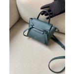 𝐂𝐞𝐥𝐢𝐧𝐞 𝐛𝐞𝐥𝐭 𝐩𝐢𝐜𝐨 𝟏𝟔𝐜𝐦 Grained Calfskin Bag