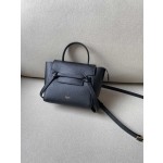 𝐂𝐞𝐥𝐢𝐧𝐞 𝐛𝐞𝐥𝐭 𝐩𝐢𝐜𝐨 𝟏𝟔𝐜𝐦 Grained Calfskin Bag