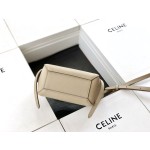 𝐂𝐞𝐥𝐢𝐧𝐞 𝐛𝐞𝐥𝐭 𝐩𝐢𝐜𝐨 𝟏𝟔𝐜𝐦 Grained Calfskin Bag