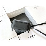 𝐂𝐞𝐥𝐢𝐧𝐞 𝐛𝐞𝐥𝐭 𝐩𝐢𝐜𝐨 𝟏𝟔𝐜𝐦 Grained Calfskin Bag