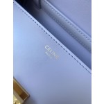 𝐂𝐞𝐥𝐢𝐧𝐞 Box Teen bag in polished calfskin