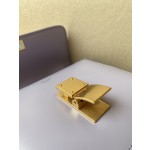 𝐂𝐞𝐥𝐢𝐧𝐞 Box Teen bag in polished calfskin