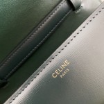 𝐂𝐞𝐥𝐢𝐧𝐞 Box Teen bag in polished calfskin