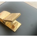 𝐂𝐞𝐥𝐢𝐧𝐞 Box Teen bag in polished calfskin