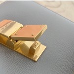 𝐂𝐞𝐥𝐢𝐧𝐞 Box Teen bag in polished calfskin