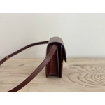 𝐂𝐞𝐥𝐢𝐧𝐞 Box Teen bag in polished calfskin