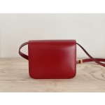 𝐂𝐞𝐥𝐢𝐧𝐞 Box Teen bag in polished calfskin