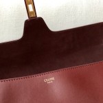 𝐂𝐞𝐥𝐢𝐧𝐞 soft 16 large soft bag in smooth calfskin