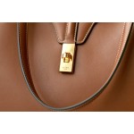 𝐂𝐞𝐥𝐢𝐧𝐞 soft 16 large soft bag in smooth calfskin