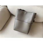 𝐂𝐞𝐥𝐢𝐧𝐞 SANGLE BUCKET bucket bag in soft grained calfskin