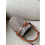 𝐂𝐞𝐥𝐢𝐧𝐞 BUCKET MAILL𝐂𝐞𝐥𝐢𝐧𝐞 BIG BAG NANO bucket bag in tweed and smooth calfskin